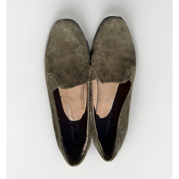 EASY SPIRIT WOMEN'S SANTARA SLIP-ON LOAFER, Olive Green, US SIZE 6.5 M - Picture 5 of 9